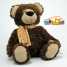 7 inch Sitting Brown Bear Plush Toy (7-Zoll sitzen Brown Bear Plüschspielzeug)