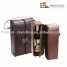 Leather Dual wine bottle holder (Leather Dual wine bottle holder)