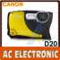 Canon PowerShot D20 IS 12.1MP 5x Optical Zoom Digital Camera -Yellow