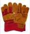 Golden Cow Split leather Palm Gloves--Double Palm (Golden Cow Split leather Palm Gloves--Double Palm)