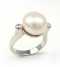 925 Silver Ring with Fresh Water Pearl ()