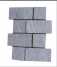 Cubic/cube stone on mesh ()