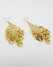 high quality copper alloy with gold plated fashion earring