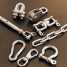 Wire rope, chain, shackles,turnbuckles, thimble, grade80 hook ()