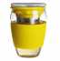 Heat Resistant Glass Drinking Mug with Removble Filter ()