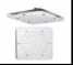 9'' Chrome-plated brass square shower head