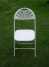 White Fanback Folding Chair (White Fanback Folding Chair)