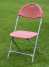 Burgandy Fanback Folding Chair (Burgandy Fanback Folding Chair)