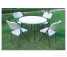 44inch Round Folding Table and Four Plastic Folding Chairs (44inch Round Folding Table and Four Plastic Folding Chairs)