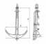 Ship anchor-Deadweight anchor-IJIN A044