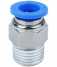 pneumatic male straight  fitting ()