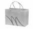Polypropylene plastic colored gift bag (hand bag)