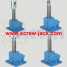 light duty beveled screw jack, maximum static load capacity on jack ()