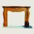 marble fireplace ()