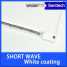 Single tube linear short wave infrared heater lamp