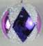 Purple Christmas ornaments ()