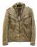 Men winter leather jacket with back hood (Мужчины зимой кожаная куртка с капюшоном назад)