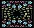 Nail sticker, Nail art sticker ()