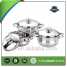 410# Magnetic Arc-shaped Stainless Steel Cookware Set ()