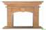 GIGA beige Travertine granite fireplace surrounds