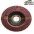 Abrasive flap disc with Alumina