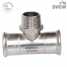 stainless steel and carbon steel press fitting MALE TEE (press fitting)