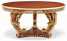 Wood round dining table antique dining table ()
