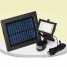 Solar powered security flood lights with motion sensor