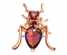 Garnet Sterling Silver Ant Jewelry, Insect Jewelry - Colool ()