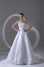 Satin Sleeveless Strapless A-Line Wedding Dresses