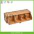 High quality flip type bamboo tea case with 4 compartments/HOMEX-FSC,FDA.SGS.LFG ()