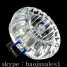 round crystal led ceiling light ()