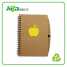 A5 size spiral notebook with soft cover ()