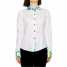The Circle Color Matching Long Sleeve Women's Casual Stretch Poplin Shirt ()