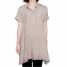 Flanging Short-Sleeved Stretch Women's Casual Poplin Shirt ()