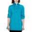 Roll Sleeve Women's Casual Cotton Poplin Shirt ()