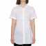 Flanging Short Sleeved Women's Casual Cotton Poplin Shirt (Flanging Short Sleeved Women's Casual Cotton Poplin Shirt)