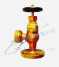 JIS MARINE BRONZE ANGLE HOSE VALVE F7334B ()