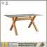 plywood tempered glass dining table ()