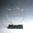 k9 blank crystal shield trophy for laser engraved ()