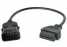 High Speed OBD Car Conversion Cable for Opel 10 Pin Male to OBD2 16 Pin ()