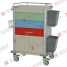 colored medical trolley (colored medical trolley)