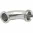 Sanitary Clamp Elbow with Threaded ()