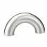 Sanitary Stainless Steel 180 Deg Welded Elbow ()
