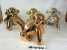 Monkey Gold Plated Ceramic Money Bank (Monkey Gold Plated Ceramic Money Bank)