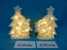 Santa Claus&Snowman 2 Assorted White Porcelain Christmas Decoration With LED Lig