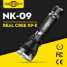 CREE XP-E LED Waterproof Rechargeable Aluminum LED Flashlight (NK-09) ()
